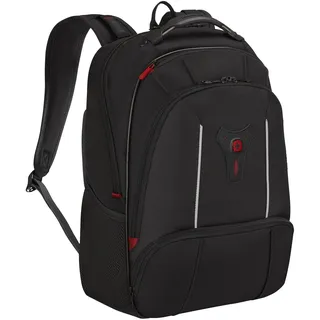 WENGER Carbon Pro Compact Laptop-Rucksack mit 14 Zoll Laptop-Hülle, Notebook bis 16 Zoll, Tabletfach, Damen Herren, Büro Business Uni, Schwarz, 653528
