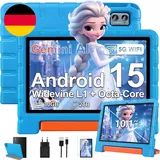 ZIOVO Kinder Tablet 10 Zoll Android 15 Mit 30GB RAM+TF 2TB, 5G Wifi, Gemini AI,