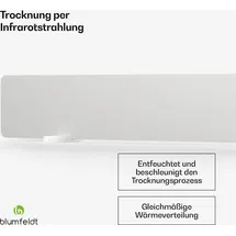 Blumfeldt Infrarotheizung 50 W Weiß