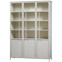 Woood Vitrine Exhibit 140 x 40 x 200 cm Beige