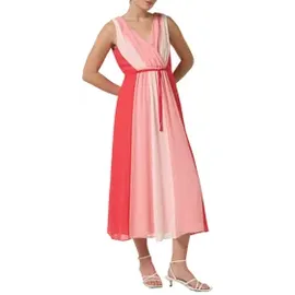 Comma, Maxikleid Midikleid Rot 44