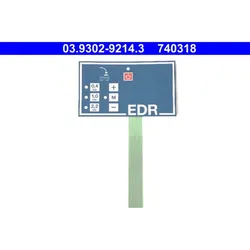 ATE 03.9302-9214.3 Folientastatur, Füll-/Entlüftungsgerät (Bremshydraulik)
