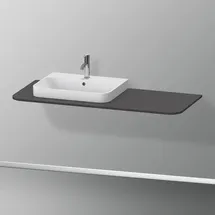 Duravit Happy D.2 Plus 130x55cm, m 1 AS, Beck. li, graph matt