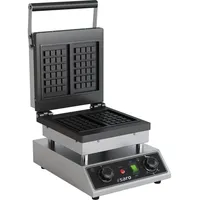 Ich-zapfe Waffeleisen, Waffelmaschine - ATRIA, für belgische Waffeln, Waffeleisen, Silber