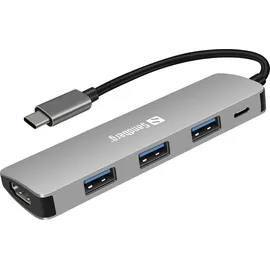 Sandberg USB-C Dock HDMI+3xUSB+PD 100W