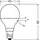 Osram LED-Birne 5,5W E14 470 lm warmweiß