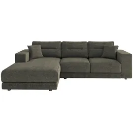 Livetastic Ecksofa Kunststoff 4-Sitzer Braun