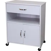 Hti-Living Küchenschrank Weiß Blanca