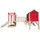 Home Deluxe Spielpark WUNDERLAND Rot inkl. Schaukel und Rutsche