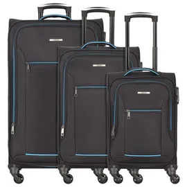 nowi Sevilla Koffer-Set 3-tlg. polyester/blau
