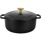 BALLARINI Bellamonte Cocotte 22 cm rund schwarz
