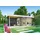Lasita Maja Gartenhaus Pultdach 6,52 x 3,80 m Grün/Grau