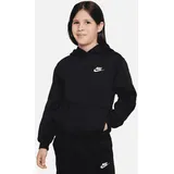 Nike Sportswear Club Fleece Hoodie Kinder 010 black/white S 128-137 cm