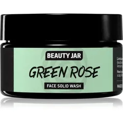 Beauty Jar Green Rose Reinigungsseife für das Gesicht mit Peeling-Effekt 25 g