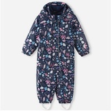 reima Kid's Reimatec Winter Overall Puhuri - Rosa,Weiß,Dunkelblau,Hellblau - 86