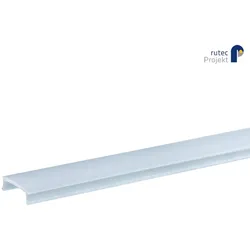 Rutec Projekt Abdeckung für Einbauprofil EP18/18 / WEP26/70, PMMA (Acryl), 200cm, opal RUP-PFE592