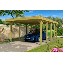 Einzelcarport SKANHOLZ "Friesland", grün, H: 207cm, Carports