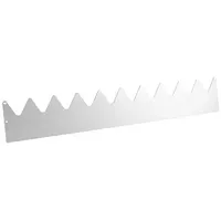 Recal Rasenkante   (1.100 x 1,6 x 100 mm, Silber, Metall)