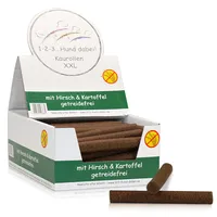 123... hund dabei! mascota vital - Kaurollen XXL Hirsch+Kartoffel getreidefrei 50 St