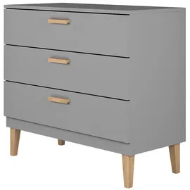 petits-meubles Kommode 100 x 90 cm Grau