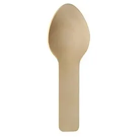 Papstar Fingerfood Löffel Holz 7,6 cm 100 St.