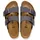 Birkenstock Arizona Birko-Flor Velvet Gray/Black Buckles 44