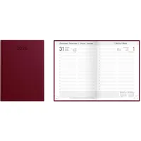 IDENA 12035 - Buchkalender DIN A5 2026, 1 Tag