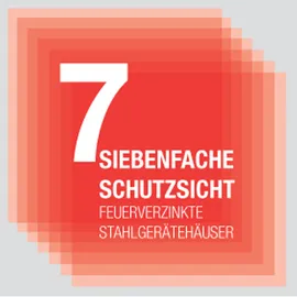 YardMaster Titanium 64 PZ 1,98 x 1,19 m silber