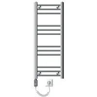 Luxebath Elektrischer Badheizkörper Sahara 300x800 mm Chrom gerade Seitenanschluss