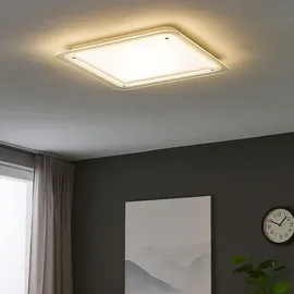 Briloner LED Deckenleuchte Free weiß 52 x 52 cm mit Backlight-Effekt