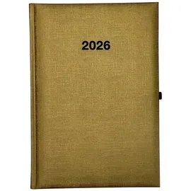 Adina Wochenkalender A5+ gold-metallic 2026