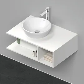 Duravit D-Neo 80x55cm, w m, 1 Fa, 1 Konsolenpl., wandhängend