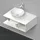 Duravit D-Neo 80x55cm, w m, 1 Fa, 1 Konsolenpl., wandhängend