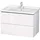 Duravit Waschtischunterschrank 2 Auszüge 82 x 55,8 cm Eiche Schwarz Matt
