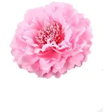 ZUMUii Butterme Multicolor Chiffon Blumen Blütenblatt Haar Clip Bogen Barrettes Zubehör Alligator Mädchen Headwear Kopfschmuck Blume Hairclip (Pulver Rosa)