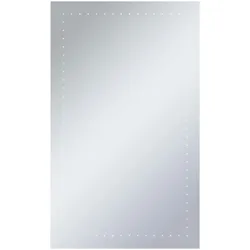 vidaXL Badezimmer-Wandspiegel mit LEDs 60x100 cm