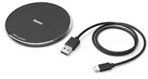 Hama QI-FC10 Smartphone Schwarz USB Kabelloses Aufladen Schnellladung Drinnen