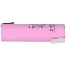 Samsung INR18650-35E 3500mAh 3,7V 18650 Akku mit Z Lötfahne