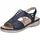 Rieker Sandalette Damen Blau 38
