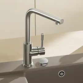 Villeroy & Boch Modern Steel Niederdruck edelstahl massiv 966811LC