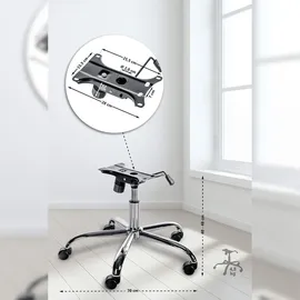 CLP Gestell Für Bürostühle I Ersatzgestell Für Drehstuhl I Höhenverstellbares Untergestell Mit Wippfunktion