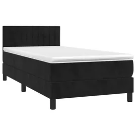 vidaXL Boxspringbett 100 x 200 cm Schwarz