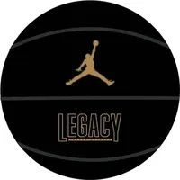Jordan Legacy 2.0 8P Deflat, (Schwarz 7