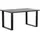 Konsimo Esstisch 80 x 77 x 77 cm grau
