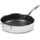 Livington Titan Pan Bratpfannen 28 cm mit Deckel, Edelstahlmatrix und Diamantveredelter