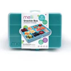 Melii Snackle Box Schachtel für die Zwischenmahlzeit Blue 1368 ml