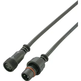TRU Components 1572446 Rundstecker konfektioniert Stecker, gerade, Buchse, gerade Gesamtpolzahl: 2 1 St.