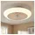 GLOBO 3-Stufen 30 cm LED Deckenventilator weiß