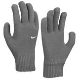 Nike Swoosh Knit 2.0 Strick-Handschuhe 084 smoke grey/white L/XL