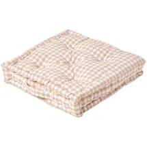 Homescapes Bodenkissen 40 x 40 cm Beige